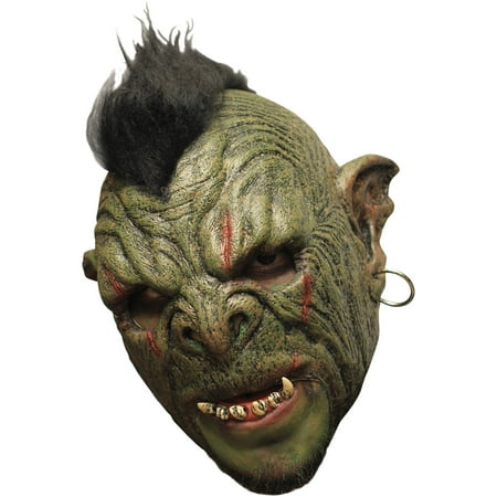 Orc Mok Deluxe Chinless Latex Mask Adult Halloween Accessory