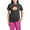 With Pink Pant, variant on CafePress - Halloween Trick Or Treat Women's Charcoal Pajamas - Women's Short Sleeve Print T-Shirt and Pants Charcoal Gray Cotton Pajama Set