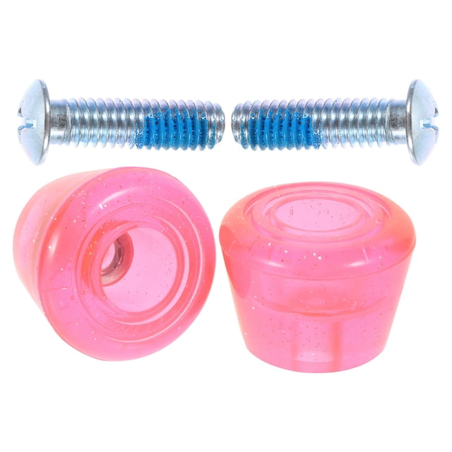 SHINYPASING 1 Paire de Bouchons d'Orteil de Patins à Roulettes Résistants à l'Usure Rose Hauteur Réglable pour Patineurs