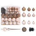 thumbnail image 5 of vidaXL Artificial Pre-lit Christmas Tree with Ball Set Green 210 cm PVC, 5 of 5