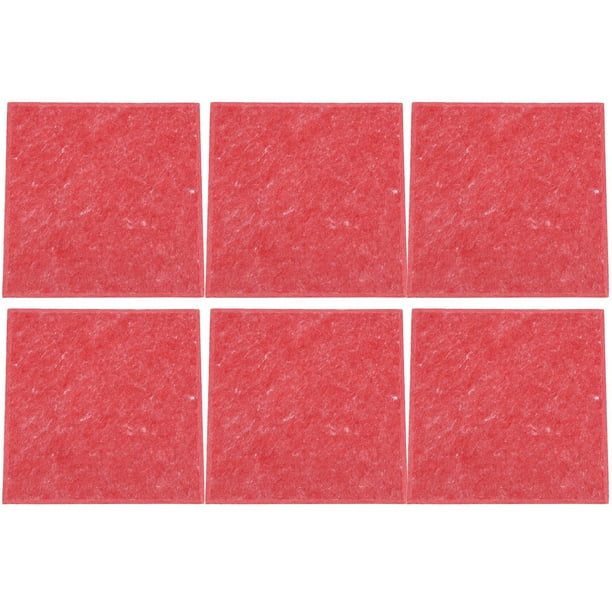 Absorción de sonido resistente al fuego, tablero de absorción de sonido de 6 piezas Tablero de absorción de sonido acústico Tablero de absorción acústica Lograr más