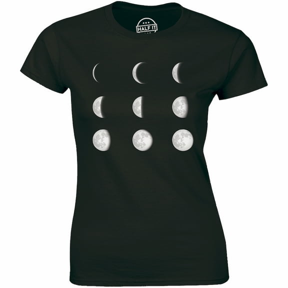 Amazing Moon Lunar Phases Cycle Astronomy Women's Gift T-Shirt