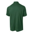 thumbnail image 6 of Mens PosiCharge Micro-Mesh Colorblock Polyester Polo Forest Green/ White X-Large, 6 of 8