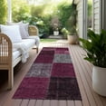thumbnail image 6 of Addison Rugs Chantille Indoor/Outdoor Transitional Patchwork Merlot Washable Runner Rug, 2'3" x 7'6", 6 of 6
