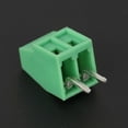 thumbnail image 2 of Lot de 50 connecteurs universels à vis pour PCB, 2 broches, pas de 2,54 mm, vert, 2 of 4