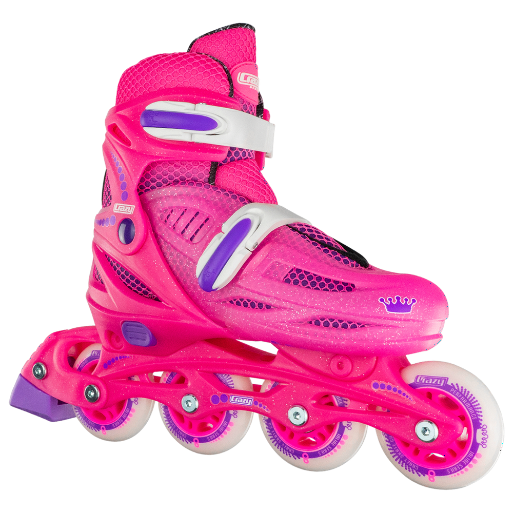 Crazy Skates Adjustable Inline Skates for Girls and Boys Beginner Kids Rollerblades Model