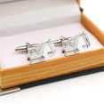thumbnail image 2 of Excavadora Cuff Links para hombre, equipo de construcción, cobre, 2 of 3