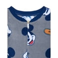 thumbnail image 2 of Mickey Mouse Baby Boys and Toddler Boys Blanket Sleeper Pajamas, One-Piece, Sizes 12M-5T, 2 of 3