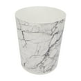 thumbnail image 5 of Mainstays 11.4 Litre Round Plastic Waste Can, White Marble 1 Piece, 5 of 5