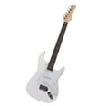 thumbnail image 3 of 39" ST Electric Guitar for Music Lover, Rosewood Fingerboard, with Accessories Pack, Carry Bag and Shoulder Strap, Right Handed Guitar for Beginner and Intermediate Performer (White), 3 of 10