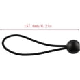 thumbnail image 3 of Ball Bungee Cord 16PCS 2Sizes Black Elastic String Canopy Tarp Tie Down Straps Tent Fix Rope, 3 of 5