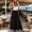 Black, variant on Maxi Skirt For Women High Waisted Elastic Flowy Floral Boho Long Skirts Beach Vacation Sundress Army Green L