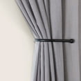 thumbnail image 3 of Deco Window 2 Pcs Curtain Holdback for Curtains Wall Mounted Metal Drapery Hook for Door Window Treatment-Ball (Black), 3 of 7