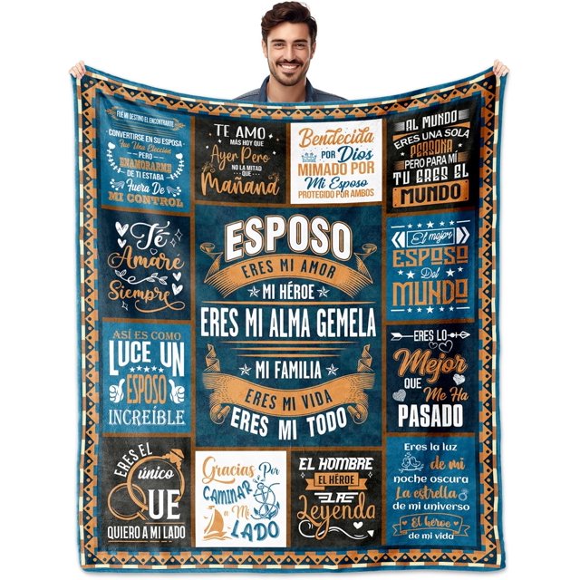 LHSHID Valentines Day Husband Gifts Gifts for Husband Blanket Husband Gifts from Wife Husband Birthday Gifts Romantic Anniversary Wedding Gifts for Husband Husband Gifts for Fathers Day 30"x40"