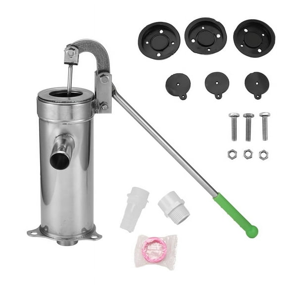 Manual Well Pump Hand Well Pump,Stainless Deep Well Hand Pump,Pitcher Pump for Well Water Suction Pump Groundwate