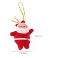thumbnail image 4 of Mini adornos colgantes para árbol de Navidad estilo Papá Noel, para fiestas, 10 unidades por juego., 4 of 5