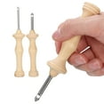 thumbnail image 4 of Aguja Punzante Hecha A Mano, Kit de Bordado de Aguja Pequeña, Ropa Liviana para Pinturas Decorativas Cubitas de Almohadas, 4 of 7