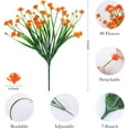 thumbnail image 2 of Artificial Fall Flowers Outdoor,No Fade Fake Plastic Flowers,Faux Autumn Plants for Thanksgiving Xmas Decor,Hanging Planters Indoor Outside Garden Porch Window Box Home Wedding, 2 of 5