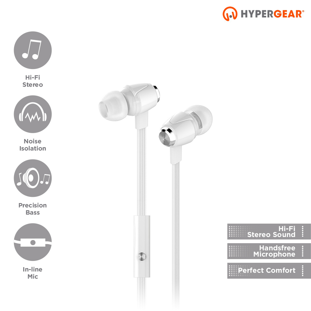 HyperGear Low Ryder 3.5mm Earphones 