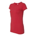 thumbnail image 2 of J. America Women's Glitter Short Sleeve T-Shirt 8138 - Red/ Silver Size 3XL, 2 of 5