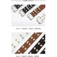 thumbnail image 4 of Fairy Grunge Leather Belts Y2K Women Star Punk Goth Buckle Grommet Waist Aesthetic Belt Accessories Fairycore 43'', 4 of 6