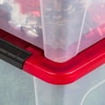 IRIS USA 4 Pack 20 5qt Stack Pull Plastic Storage Bin With Secure iris-usa-4-pack-20-5qt-stack-pull-plastic-storage-bin-with-secure