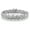 18K Rose Gold Plated, variant on 18K Yellow Gold Plated Textured Links Rough Faceted Diamond Star Bracelet for Women (1.00 Cttw, 7.5 inches)