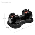 thumbnail image 5 of Set 2 Mancuernas Pesas Ajustables Automaticas 5 A 25lb Gym, 5 of 5