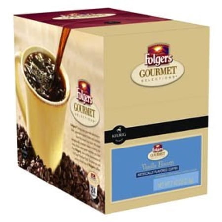 Folgers Gourmet Selections K-Cup Coffee, Vanilla Biscotti, For Keurig Brewing Systems (96 Count)