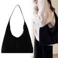 thumbnail image 1 of Vintage Senior Tote Bag Simple And Versatile Texture Shoulder Bag Large Capacity Fashion Lazy Armpit Bag Lazy Tote Bag Tote Bag Drop Bag Tote Bag,Black Shoulder Bag, 1 of 8