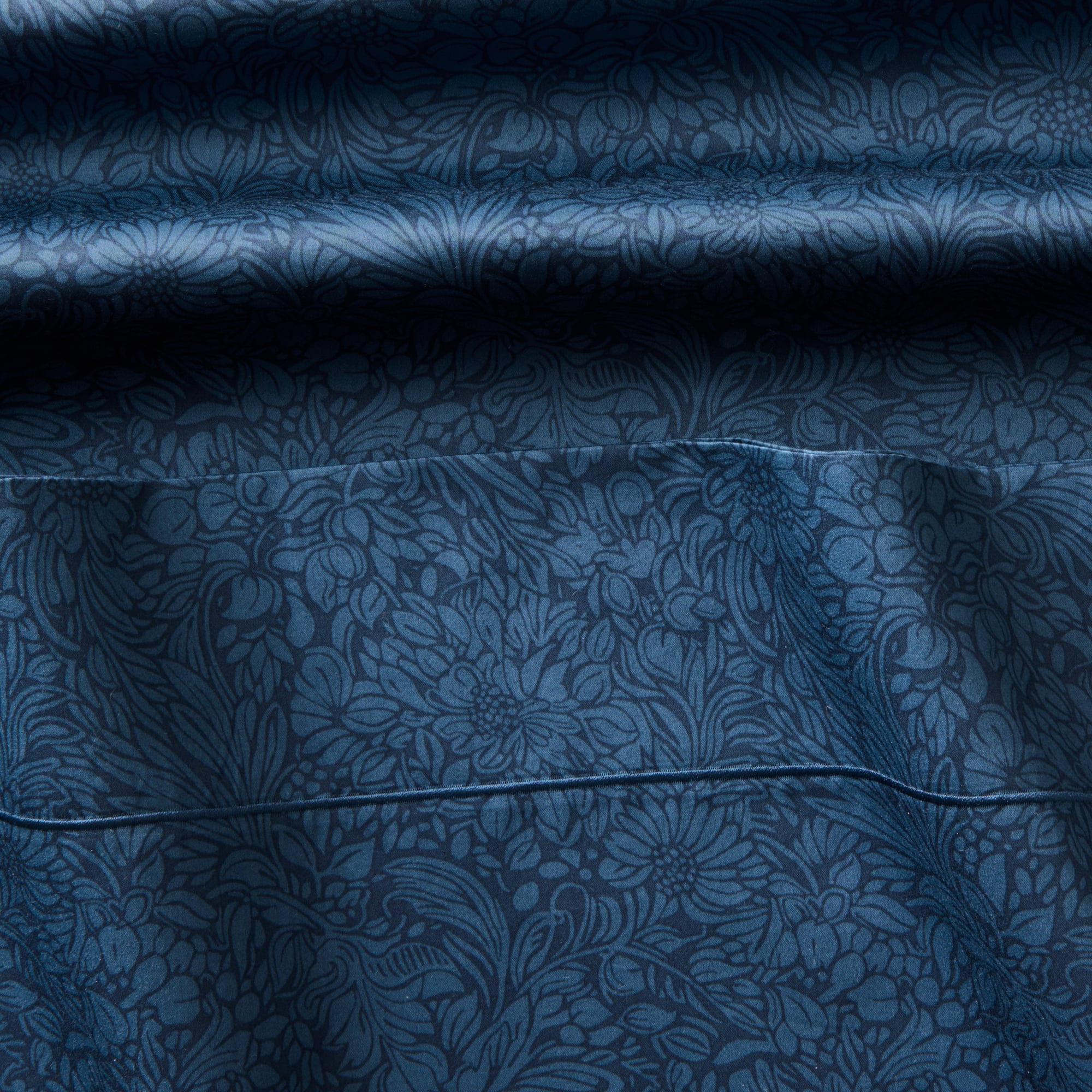 Better Homes & Gardens 4-Piece 400 Thread Count Otaki Floral Blue Cove Performance Bed Sheet Set, King