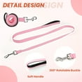 thumbnail image 4 of PcEoTllar Dog Harness and Leash Combo, Escape Proof No Pull Vest Harness, Step-in Reflective Adjustable Soft Padded Pet Harness for Small to Large Dogs, Pink XS, 4 of 11