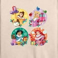 thumbnail image 3 of Disney - Princess Christmas Grid - Women's Lightweight French Terry Long Sleeve Shirt, 3 of 5