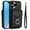 black, variant on For iPhone 16 Pro Case Premium PU Leather Accordion Folding Wallet &Card Holder With RFID Shielding Material Phone Case ,with Adjustable Ring Holder And Wristband,black,For iPhone 16 Pro