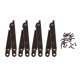 thumbnail image 2 of Mueble Caja Giratoria Plegable Tapa Soporte Bisagra Tono Bronce 16 Piezas, 2 of 5
