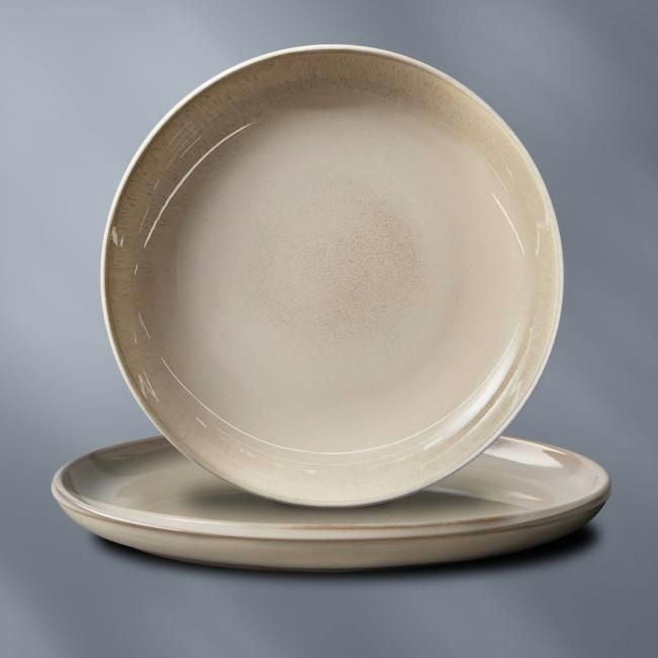 Service de vaisselle 8 pièces en grès Corelle®, flocons d'avoine