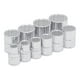 thumbnail image 1 of Juego De 10 Dados en Pulgadas Cuadro 3/8 en Riel Urrea Urrea 660731636703, 1 of 2