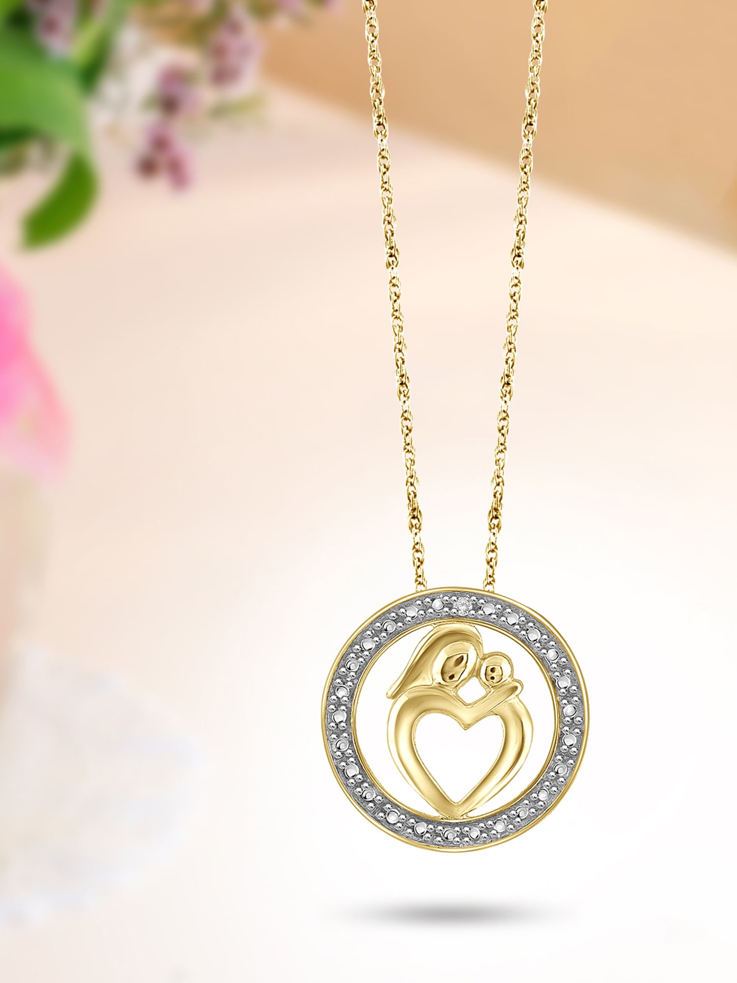 Chopard Happy Hearts 18ct White Gold Mother of Pearl Diamond Pendant  797482-1301 | Mappin and Webb
