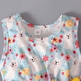 thumbnail image 5 of Shadoumai Easter Day Dresses Toddler Girl Happy Easter Cartoon Rabbit Summer Sleeveless Pretty Party Dance Skirt Toddler Girl Spring Dress, 5 of 7