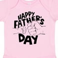 thumbnail image 4 of Inktastic Happy Father's Day Parent-Child Fist Bump Boys or Girls Baby Bodysuit, 4 of 5