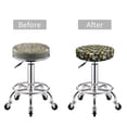 thumbnail image 5 of Kdxio Bear Sunflower Print Stool Covers Round,Stretch Round Bar Stool Covers Washable Bar Stool Cushion Slipcover for 12-15 Inch Chair, 5 of 7