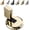 Gold, variant on Peel and Stick Door Stopper, Adjustable Floor Door Stopper with Magnetic Hold for Indoor and Outdoor Use