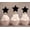 Black, variant on Darling Souvenir, Star Shape Cupcake Toppers, Birthday Wedding Party Dessert Decorations - Pack Of 20