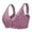 Grey, variant on Women Daily Comfort Bra Supportive Lace Front Closure Bra Adjustable Wide Straps Full Coverage Comfort for Mature Figures 42 Brown