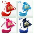 thumbnail image 4 of Drawstring Bags Multifunctional Small Gift Elegant Drawstring Bag Bags Perfume Satchel Pouches Household Decoration Cars Jewelries Pouch Red, 4 of 7