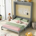 thumbnail image 4 of 2025Queen Size Murphy Bed with a Shelf, Gray, 4 of 10