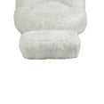 thumbnail image 6 of Bean Bag Chair Lazy Sofa, Footstool Durable Comfort Lounger High Back Bean Bag Chair Couch for Adults and Kids, Indoor & Outdoor, White, 6 of 6