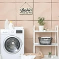 thumbnail image 5 of 6x12 IN The Laundry Co. Wash Dry Fold Press Rustic Wood Wall Sign,Home Laundry Room Wall Decor,Laundry Room and Accessories, 5 of 6