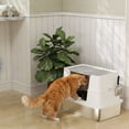 thumbnail image 2 of PawHut XL Stainless Steel Litter Box with Lid, Covered Cat Litter Box, 2 of 10