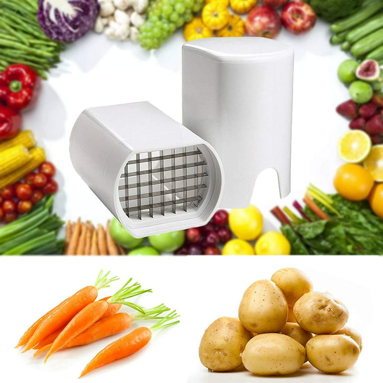 Dropship 1pc French Fry Cutter; Commercial Restaurant French Fry Cutter  Stainless Steel Potato Cutter Vegetable Potato Slicer With Suction Feet Cutter  Potato Heavy Duty Cutter For Potatoes Carrots Cucumbers to Sell Online